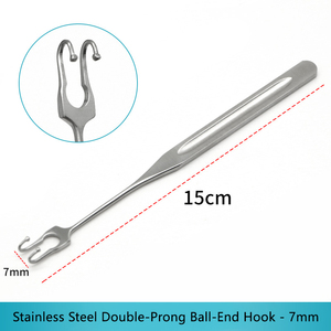 Retractor para Cirugía de Párpado Doble, Retractor para Cirugía de <span class=keywords><strong>Bolsas</strong></span> Oculares, Retractor para Cirugía Oculoplástica, Retractor de Piel, Retractor de Doble Punta - Product Image 6