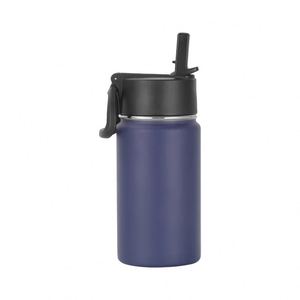 Bouteille d'eau isotherme pour enfant en acier inoxydable double paroi de haute qualité, 12 oz, avec revêtement thermolaqué et couvercle à poignée - Product Image 4