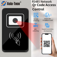 Asia-Teco - Control de Acceso Móvil con Código QR y NFC, Compatible con Desarrollo Secundario, RS485, RJ45, MQTT