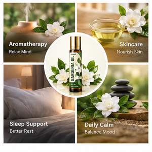 Aceite Esencial de Gardenia Puro y Natural: Antidepresivo y Calmante para la Piel; Apto para el Cuidado de la Piel y Fragancia para el Hogar. - Product Image 2