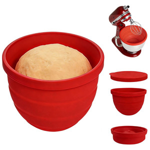 Coussinets de protection universels en silicone doux au toucher de 5 litres pour bols intérieurs MixAid, pour batteurs sur socle de cuisine et pétrissage de la pâte - Product Image 1