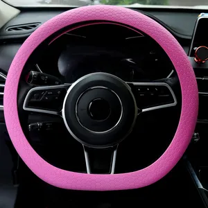 Anti-slip Glowing Silicone Steering Wheel Protective Cover For 33cm 38cm Steering Wheel