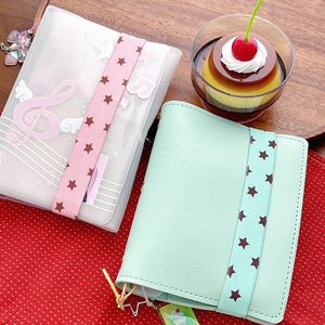 Cinta elástica con estrellas de fresa y puntos para cuaderno, diario creativo, cuerda para <span class=keywords><strong>libros</strong></span> y suministros de scrapbooking - Product Image 2
