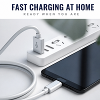 Kabel USB A ke USB C Grosir, Pengisian Cepat, Kabel Data 1m 2m, Kabel Charger Tipe C untuk Ponsel Tablet