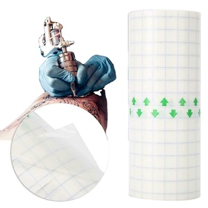 Rollo de Apósito de Poliuretano Transparente, Película Protectora Transpirable, Cuidado Posterior al Tatuaje, Apósito Impermeable para Heridas y Traumatismos, Certificado CE - Product Image 2