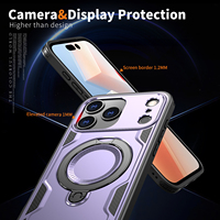 Coque robuste avec support pour iPhone 17 Pro Max, protection de qualité militaire, compatible iPhone 17 Air, 17e, 16, 15 Pro, 14 Plus, 13, 12