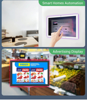 Panel de Control de hogar inteligente de 10,1 pulgadas en pared, relé POE, pantalla táctil, Wifi, sistema Android, tableta con RS485 para hogar inteligente