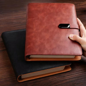Vente en gros Meng A5 cahier à feuilles mobiles relié en cuir recharge épaisse de 240 pages pour l'étude des affaires et des cadeaux Chine Sichuan - Product Image 1
