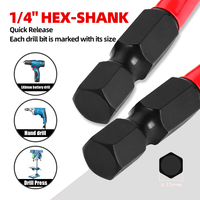 20 embouts à visser à impact Phillips PH2 de 50 mm en acier S2, embout hexagonal de 1/4 pouce, kit d'embouts magnétiques pour tournevis LXDTE OEM