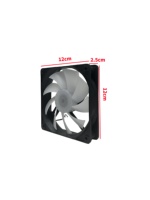 Colorful 12cm Computer Fan for Computer Cases & Towers