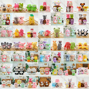 Fabrika toptan yeni 7 inç vinç makinesi peluş oyuncak 17-20cm uzun peluş bebek otomat kapmak makinesi pençe makine oyuncak - Product Image 6