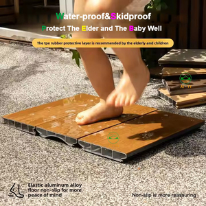 Hiện Đại Hợp Kim Nhôm Ngoài Trời Sàn Gỗ Hạt Cho Sân Biệt Thự Ngoài Trời Không Thấm Nước Lọc Cá Ao Bìa - Product Image 6