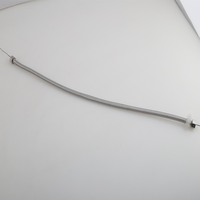 Tuyau flexible en acier inoxydable 30cm-100cm pour eau chaude et froide, raccord de robinet G1/2, écrou chromé, tuyau de robinet 50cm