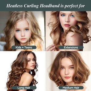 High Quality Soft <strong>Foam</strong> Headband Rod with Cap Heatless Silk Satin <strong>Hair</strong> <strong>Curlers</strong> Rollers Set <strong>for</strong> Women with Long <strong>Hair</strong> - Product Image 6