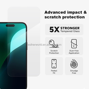 <span class=keywords><strong>Film</strong></span> de protection en verre trempé pour téléphone portable, ultra-fin, anti-reflet, anti-traces de doigts, dureté 9H, bords arrondis 2.5D, vente en gros - Product Image 3