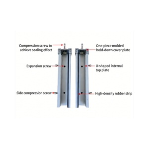 Système de barrière anti-inondation modulaire en alliage d'aluminium, panneaux de retenue d'eau détachables pour sous-sol, installation rapide, barrière anti-inondation d'urgence - Product Image 3