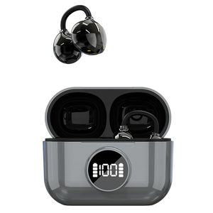 Écouteurs TWS sans fil OEM BT 5.4 à clip <span class=keywords><strong>d</strong></span>'<span class=keywords><strong>oreille</strong></span> avec <span class=keywords><strong>puce</strong></span> Bluetrum intégrée, qualité sonore stéréo, affichage numérique, étanchéité IPX-4, AAC pour - Product Image 1