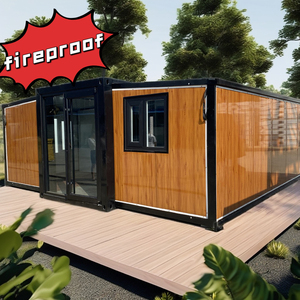 Casa de contenedores prefabricada de lujo de 40 pies, casas de contenedores de lujo extensibles, venta de <span class=keywords><strong>Europa</strong></span>, hoteles, Villa, oficina, quiosco listo para vivir - Product Image 1