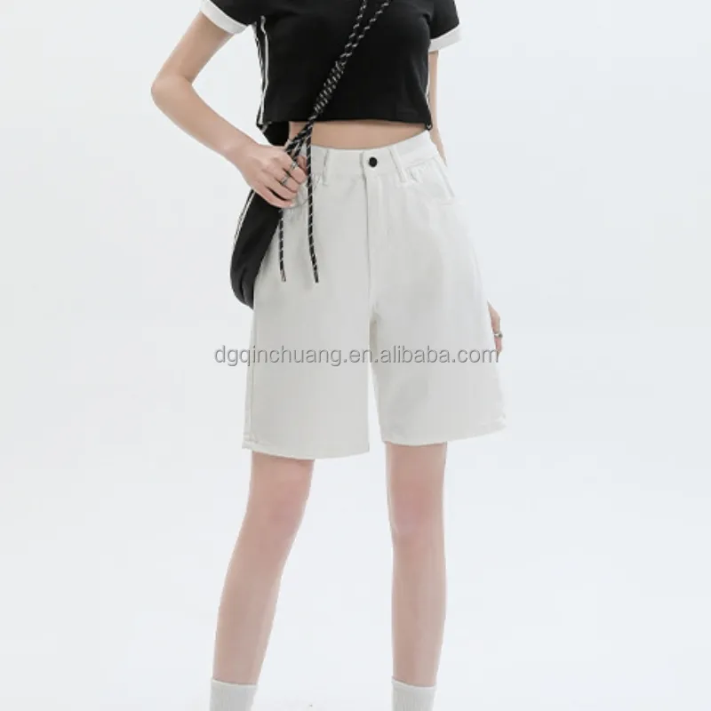 Wholesale Women's Casual Cotton Denim Shorts Wholesale Low Price