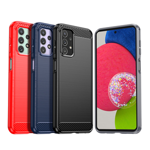 Custodia per telefono durevole antigraffio in fibra di carbonio per Samsung Galaxy A23 - Product Image 2