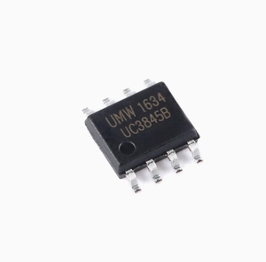 UC3845B original y genuino en paquete SOP-8, un controlador <span class=keywords><strong>PWM</strong></span> (modulación de ancho de pulso), un chip <span class=keywords><strong>IC</strong></span> convertidor de DC-DC fuera de línea. - Product Image 2