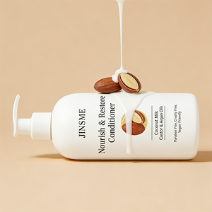 Private Label Coconut Oil <b>Conditioner</b> 330ml Castor Oil Argan Oil <b>Color</b> Protection Repair For Dry Normal Hair OEM ODM - Product Image 2