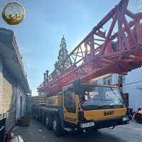 Grúa Sany STC500 Usada de Alta Calidad, 50T, Motor Original, Pluma de 5 Secciones, Grúa sobre Camión para Elevación en Puertos y Construcción de Puentes