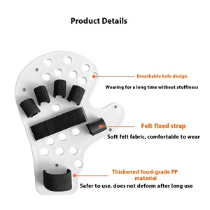 Aiwecare Tutore per Dita 2-in-1 Ortesi per Mano per Riabilitazione Ictus Emiplegia Supporto Anti-Spasticità e Fratture - Product Image 4