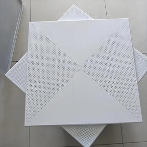 Pannello per Controsoffitto in Alluminio Perforato Impermeabile, Soffitto Metallico Integrato Sospeso per Cucina, <span class=keywords><strong>Bagno</strong></span>, Hotel - Product Image 1