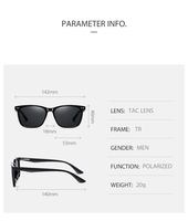 Nouvelles Lunettes de Soleil Tendance 2026 Monture Carrée Vintage TR90 pour Hommes et Femmes Verres Polarisés UV400 En Stock