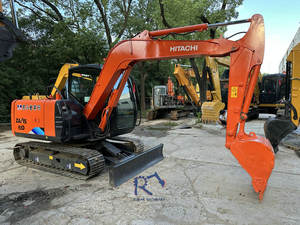 Mini-excavatrice Hitachi ZX60 d'occasion, modèle 2024, moteur Cummins, chenillée, composant moteur principal, prix réduit, garantie après-vente 1 an - Product Image 4