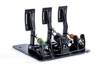 Pedales de Carreras CAMMUS LC100 Negros, Pedales Hidráulicos con Sensor de Presión para Simulación de Carreras en PC, Compatibles con Volante, Joystick y Controlador de Juegos