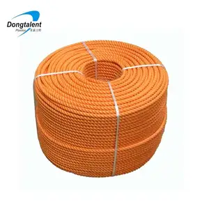 Heavy Duty Twisted Polyethylene PE Rope Cheap Colored White For Fishing Wires Long Line 4MM 12MM 14MM 32MM 600Ft 4.5Kg Roll