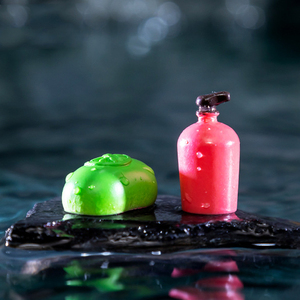 Miniaturas de Resina de Cosméticos, Perfume y Lápiz Labial para Casa de Muñecas, Adornos de Champú y Jabón en Miniatura, Accesorios para Manualidades - Product Image 5