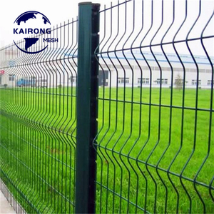Panel de malla de alambre soldado de Metal Pvc Curvy, valla electrosoldada residencial - Product Image 1