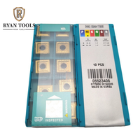 SNMG120404 TT9080 Taegutecs alat pembalik sisipan karbida alat pemotong Cnc sisipan alat bubut