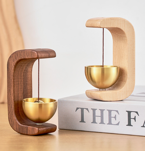 <span class=keywords><strong>Campanello</strong></span> in Legno con Campana in <span class=keywords><strong>Ottone</strong></span>, Carillon a Vento in Noce e Faggio, Stile Giapponese, <span class=keywords><strong>Campanello</strong></span> da Ingresso per Casa e Regalo - Product Image 4