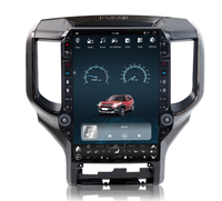 Autoradio multimédia 14,5 pouces avec écran Android et lecteur DVD pour Dodge Ram 2019-2021, modification ancien-nouveau, écran vertical