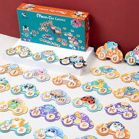 Montessori Enfants En Bois Lumières Anglais Lettres Voiture Flash Carte Orthographe Mot Jeu Éducatif Apprentissage Jouets Pour Enfants