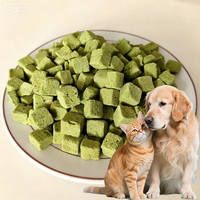 Friandises lyophilisées sans céréales pour chats, riches en fibres, améliorant la santé intestinale des animaux, avec vitamines naturelles et herbe pour chats