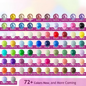 Hot Selling 12 Inch 3.2 g Luxury Air Helium Glossy Metallic Pearl Thick Latex <b>Balloons</b> Set for Party Wedding - Product Image 4