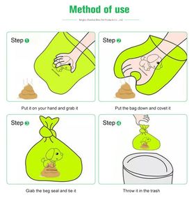 Customized Eco-friendly 16 <b>Rolls</b> of 320 Bags Printed Dog Poo Poop Bag for Pet Lovers Plastic Pet Waste Garbage Wholesale - Product Image 6