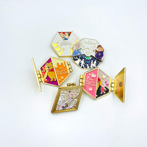 कार्यकारी कॉर्पोरेट-प्रीमियम जस्ता मिश्र धातु कास्टिंग कस्टम लोगो पिरामिड और फूल डिजाइन वाइप क्लाइंट उपहार - Product Image 6