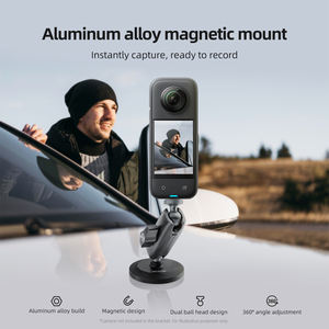 Telesin Universal Câmera Acessórios Liga de Alumínio Alta Atração para Insta360 Ace & Ace Pro Camera Magnetic Mount - Product Image 2