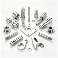 Pièces usinées industrielles CNC personnalisées, acier inoxydable, usinage CNC, alliage d'aluminium, pièces métalliques, 5 axes