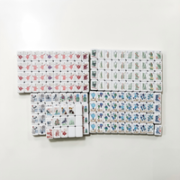 Ensemble de mahjong américain à thème voyage à 7 couches. Artisanat de qualité supérieure pour les collections et les rassemblements. En stock