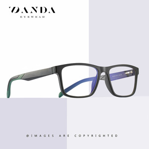 แว่นตาป้องกันแสงสีฟ้า DANDA ทรงสี่เหลี่ยมขอบเต็ม รุ่น TR 2356 น้ำหนักเบา สำหรับทุกเพศ - Product Image 1
