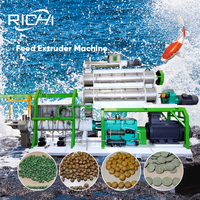 Machine extrudeuse d'aliments pour poissons RICHI - Certification CE, machine à granulés d'aliments pour poissons flottants, extrudeuse d'aliments pour poissons