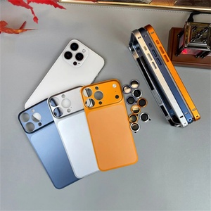 Película Mate de Lujo con Adhesivo Trasero Integrado de Metal para iPhone 14 Pro/15 Pro/16 Pro Max, Transforma Instantáneamente a 17 Pro/17 Pro Max - Product Image 1