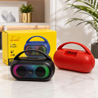 Kompakter RGB Party-Lautsprecher BT 5.3 8W Tragbares Audio-Gerät mit USB TF FM Tragegriff für Outdoor-Reisen Großhandel OEM ODM